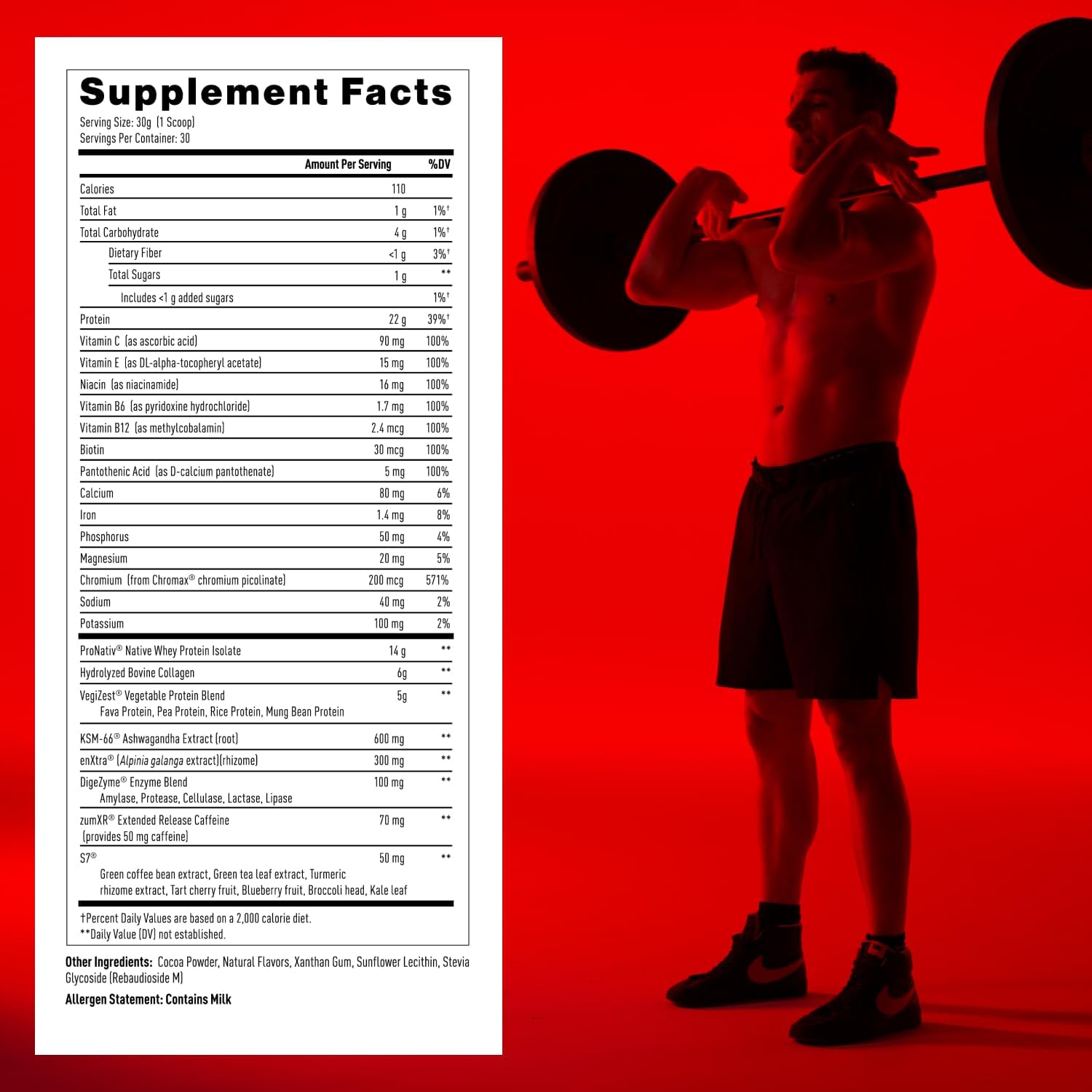 Mdrive Men's Daily Multivitamin & Protein Shake Powder - 9-in-1 Complete Nutrition Boost