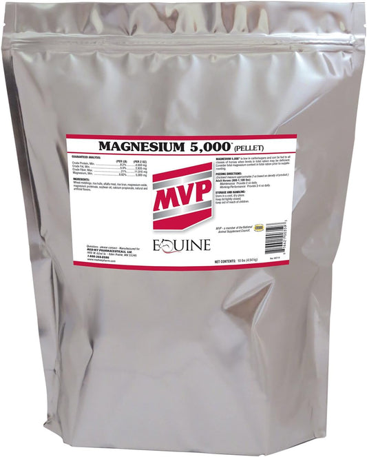 Med-Vet Pharmaceuticals Magnesium 5000 Supplement for Horses - 10 lb Jar