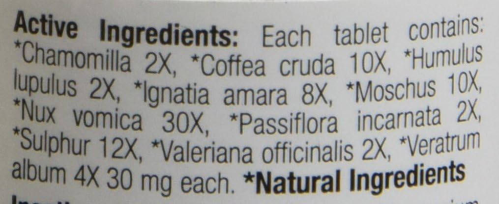 MediNatura BHI Calming Tablets - Natural Stress Relief Supplement, 100 Count