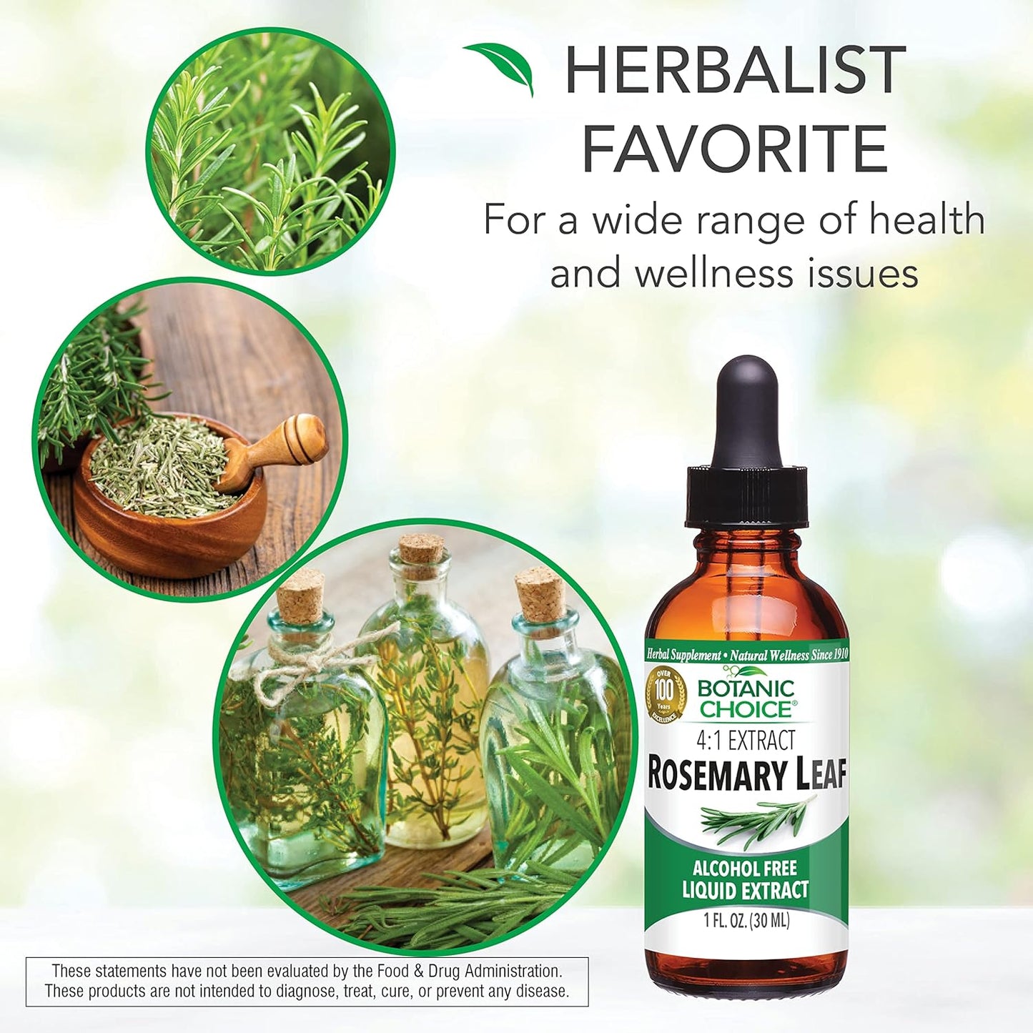 Mega Fruits and Veggies Blend Capsules with Rosemary Leaf Extract - Energy, Balance, Concentration, Memory - 2-in-1 Supplement Bundle