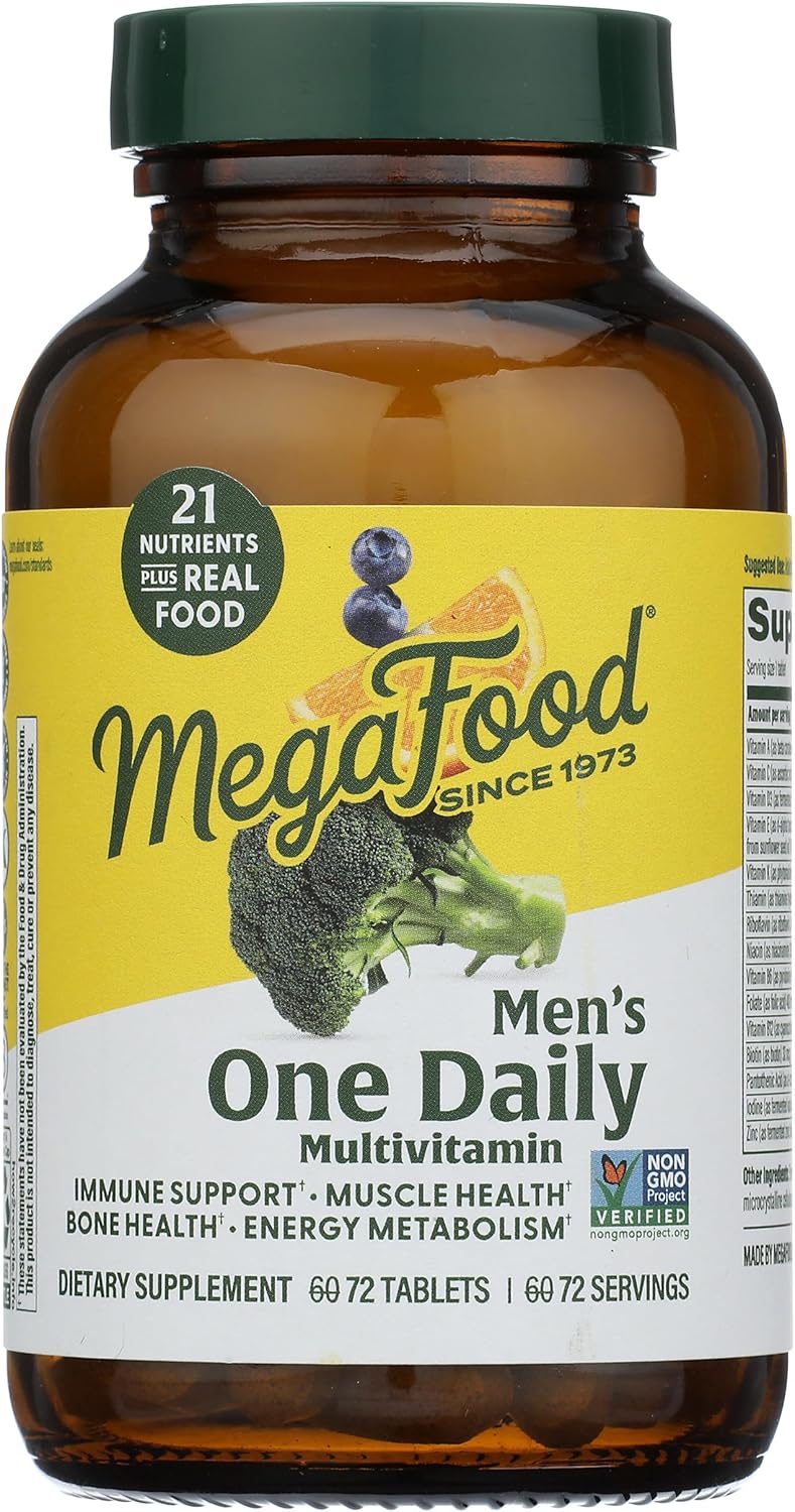 MEGAFOOD Men's One Daily Multivitamin - 72 Tablets