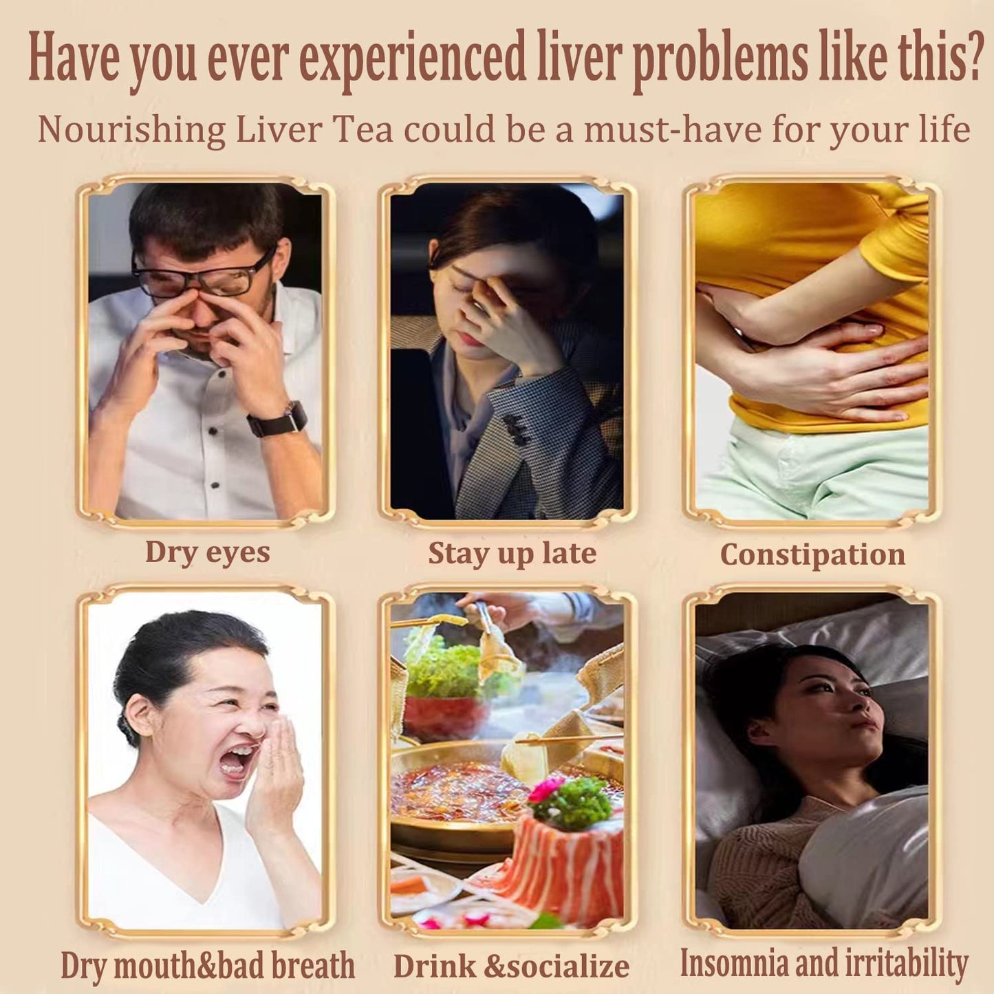 Meideal Liver Tea with 18 Herbs - 2 Boxes (60 Bags) Liver Detox Tea with 18 Flavors