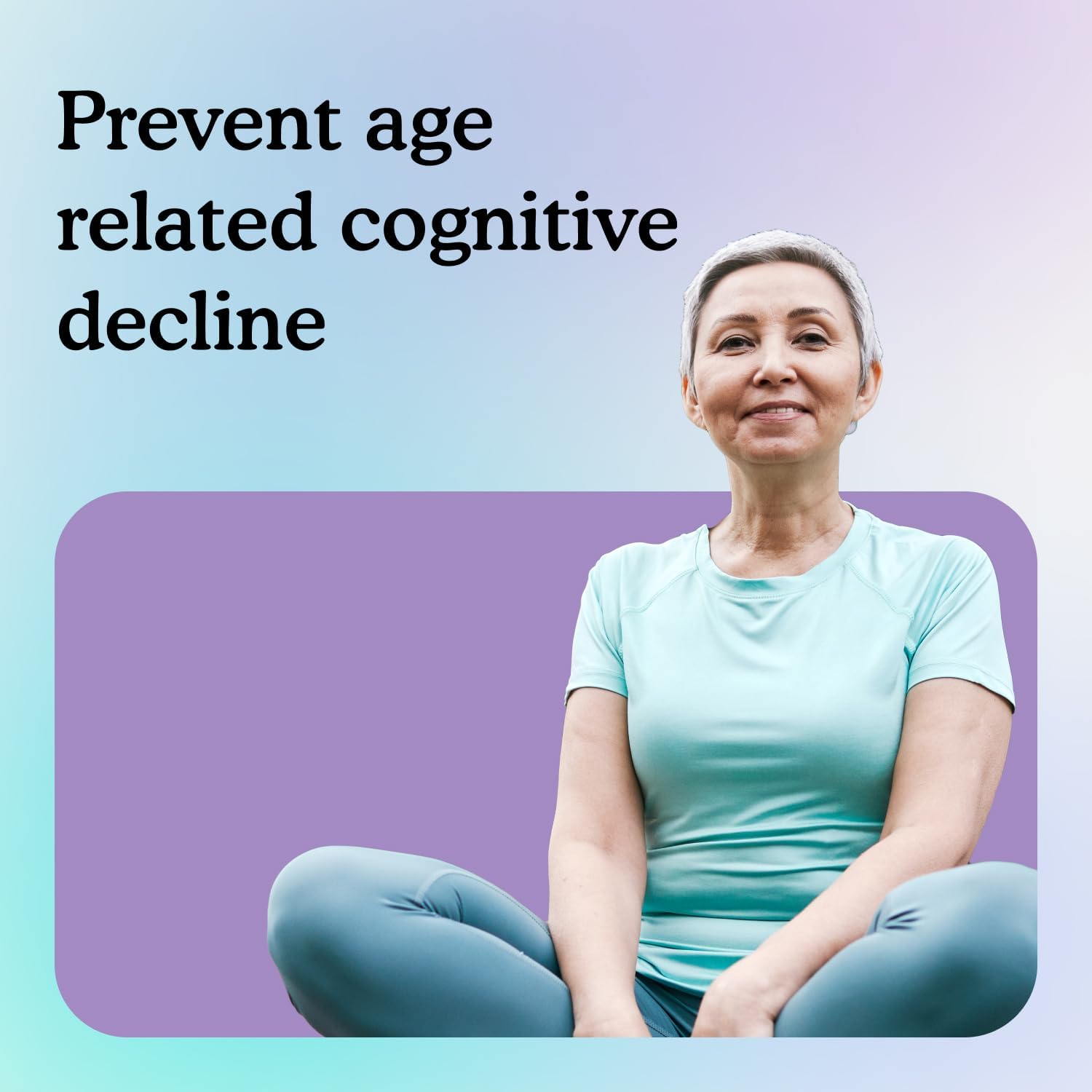 Memory and Focus Brain Supplement with Ginkgo Biloba - Cognitive Function Support - Vegan, Gluten-Free - 740mg - 60 Capsules