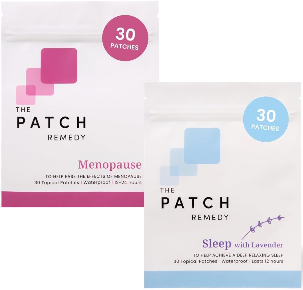 Menopause Relief Bundle: Hot Flash & Sleep Patches with Lavender for Women's Wellness