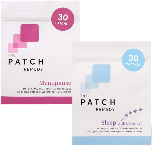 Menopause Relief Bundle: Hot Flash & Sleep Patches with Lavender for Women's Wellness