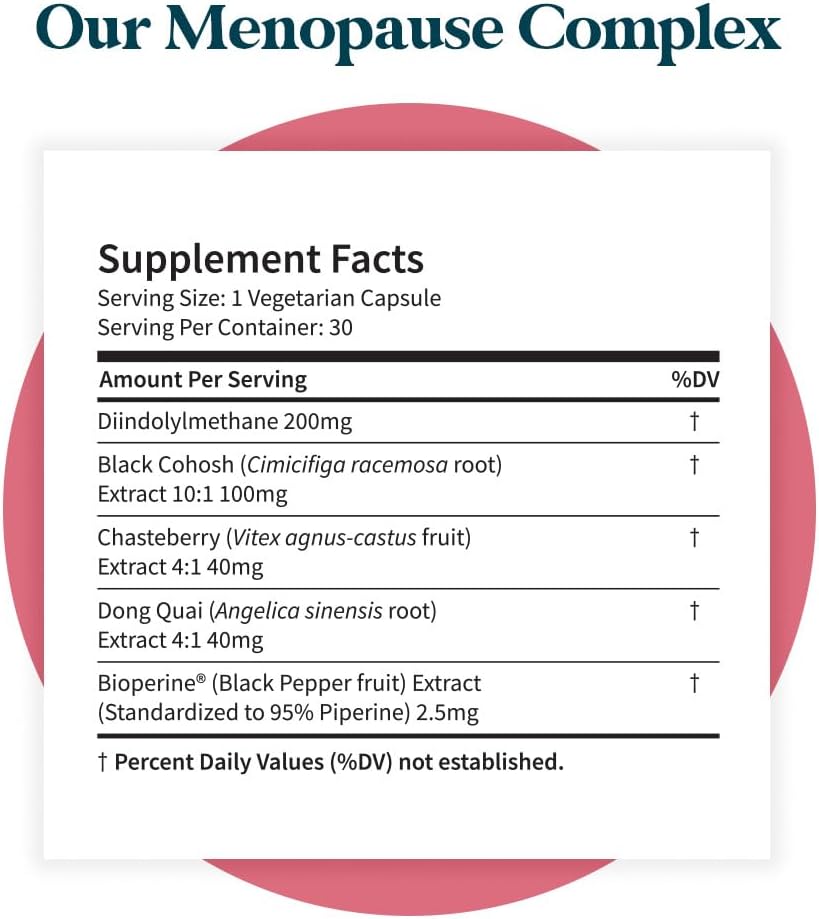 Menopause Relief Bundle: Menopause Complex, Resveratrol, Vitamin K2 & D3 - All-Natural Plant-Based Formulas - 3 Pack