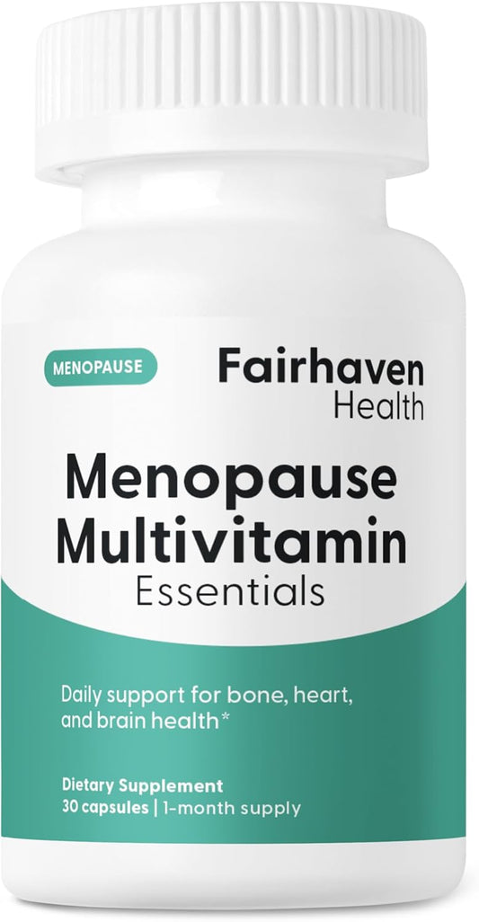 Menopause Relief Multivitamin for Women 50 and Over | Hormone-Free Supplements | Hot Flash Relief | Non-GMO | 30 Capsules