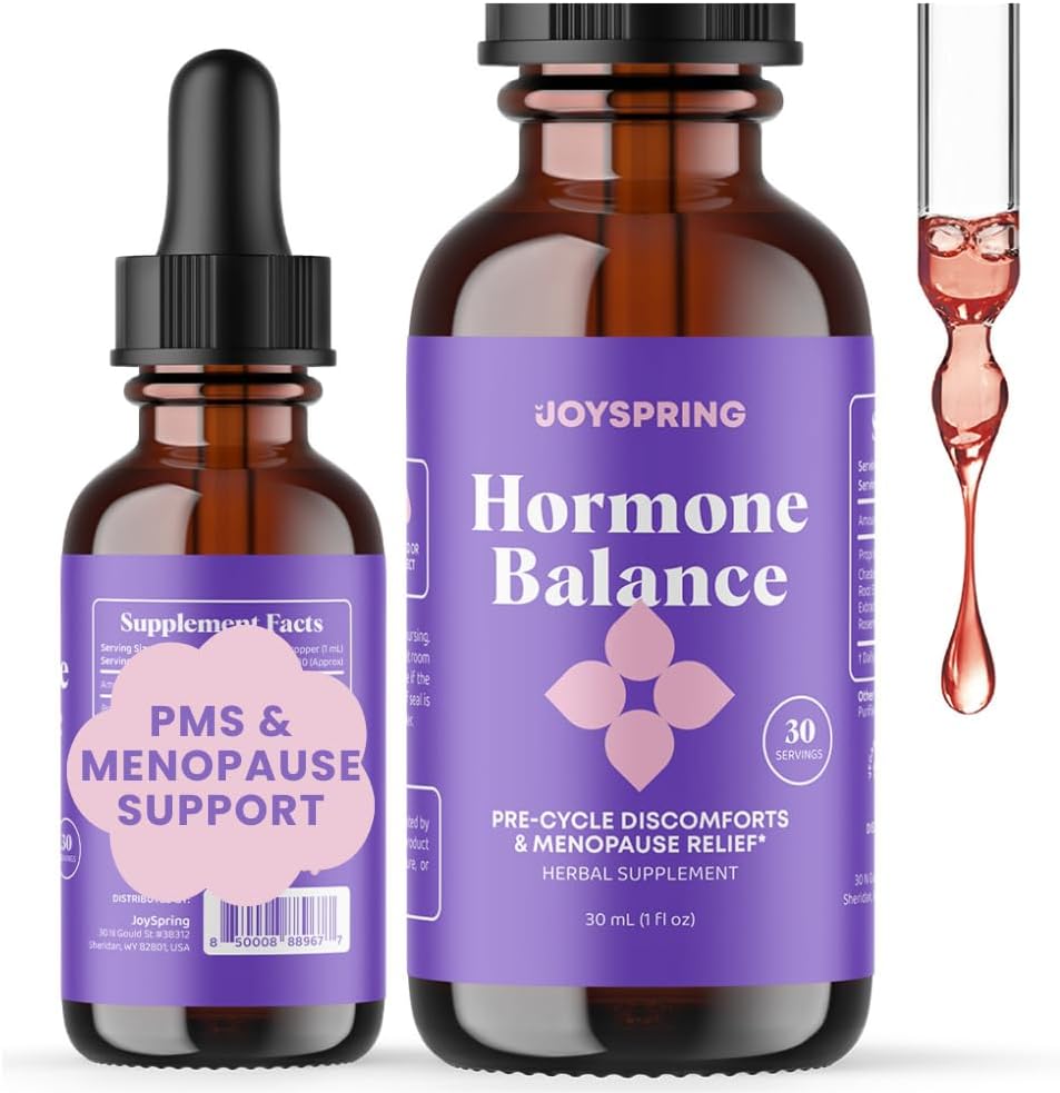 Menopause Relief: Natural Hormone Balance Supplement for Women with Black Cohosh - Supports Hot Flashes, PMS, and Menstrual Support