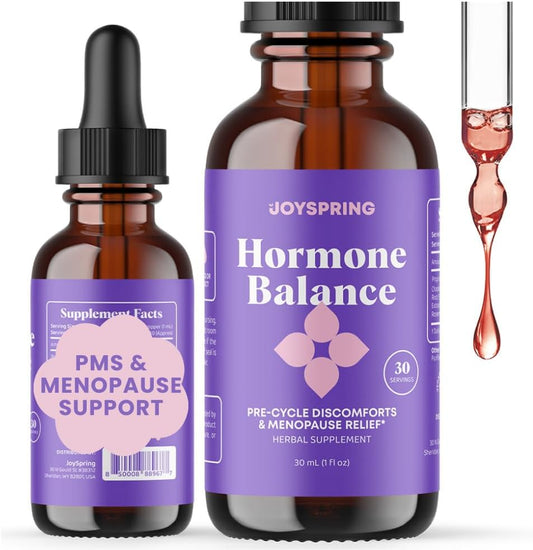 Menopause Relief: Natural Hormone Balance Supplement for Women with Black Cohosh - Supports Hot Flashes, PMS, and Menstrual Support