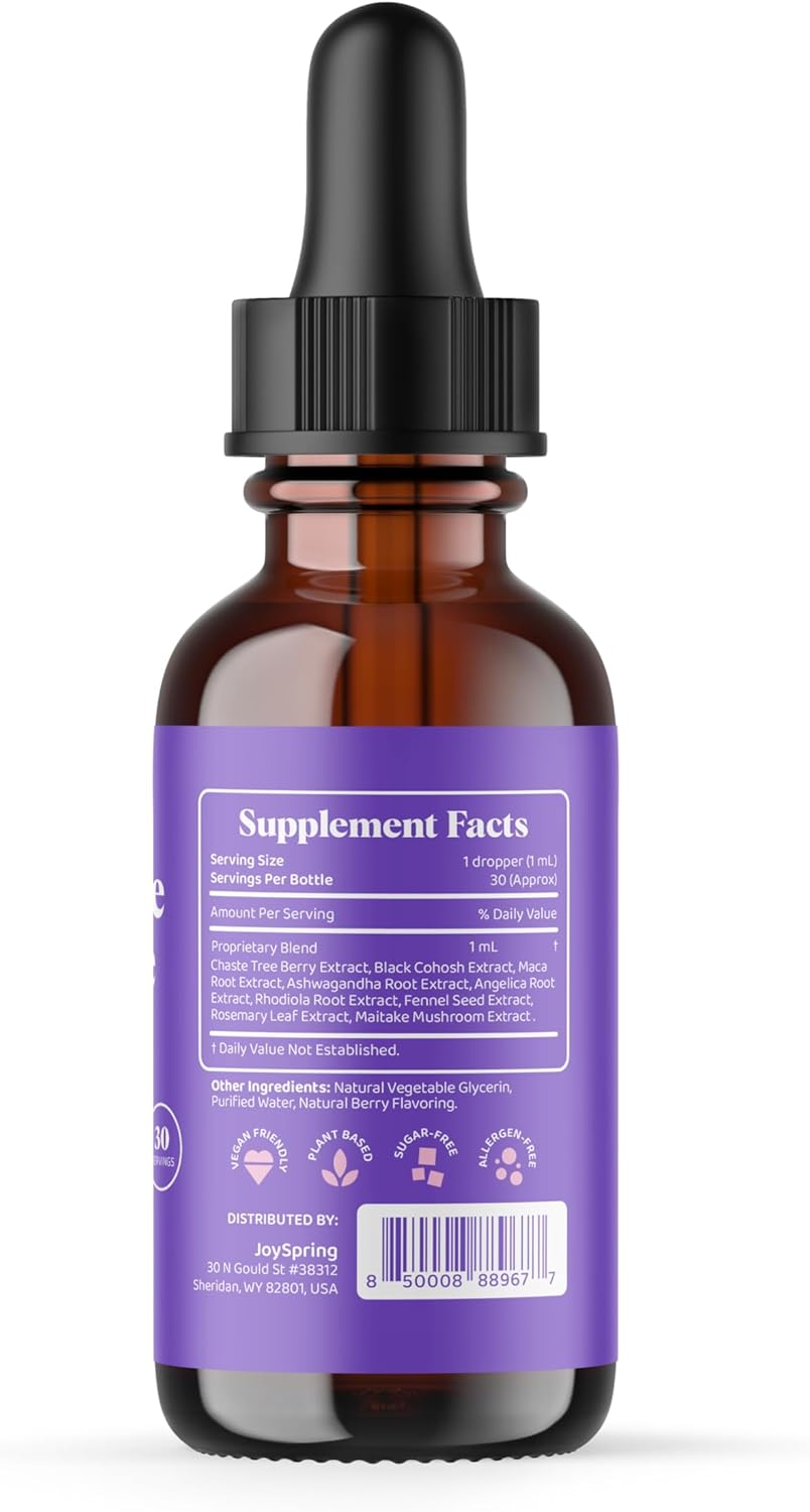 Menopause Relief: Natural Hormone Balance Supplement for Women with Black Cohosh - Supports Hot Flashes, PMS, and Menstrual Support