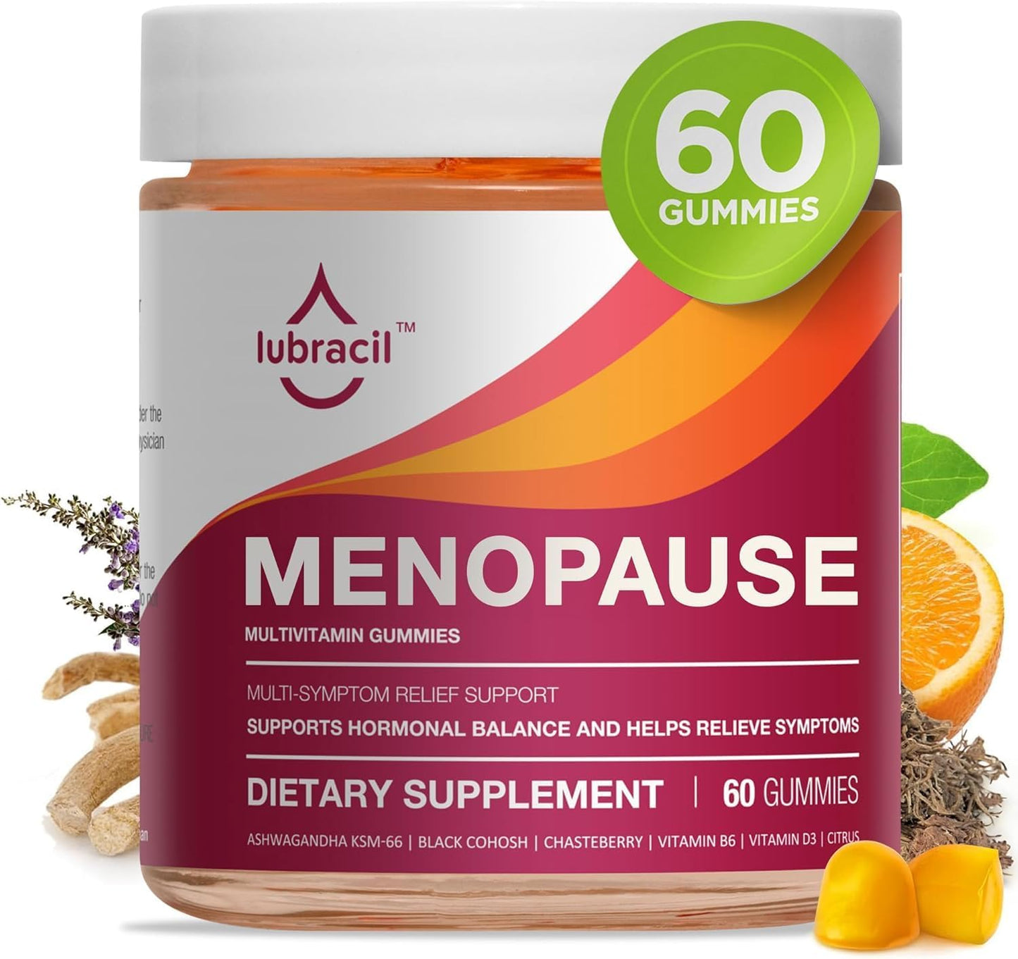 Menopause Support Bundle: Gummies & Vulva Cream - Hormone-Free Relief for Hot Flashes, Dryness, Itching, Mood Swings & Night Sweats