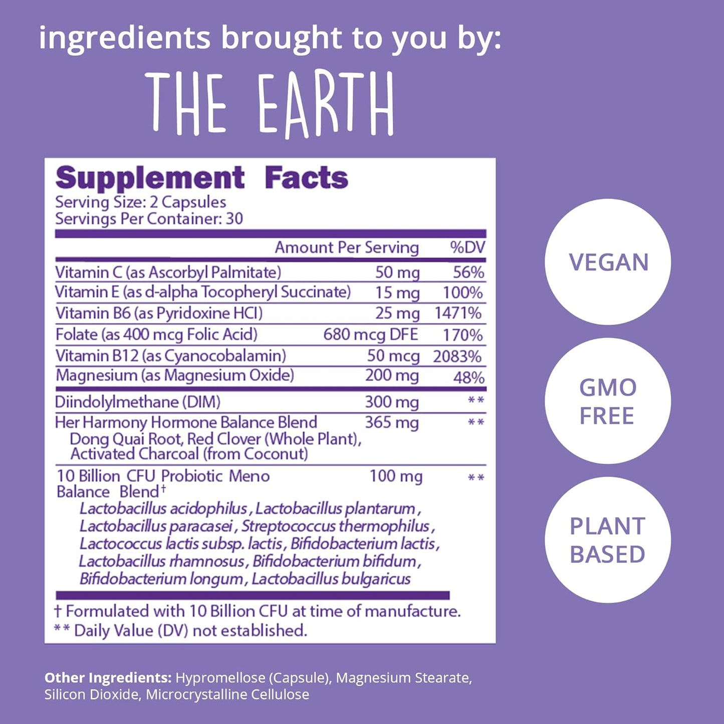 Menopause Support & Natural Sleep Supplement by Happy Healthy Hippie - Go with The Flow Formula