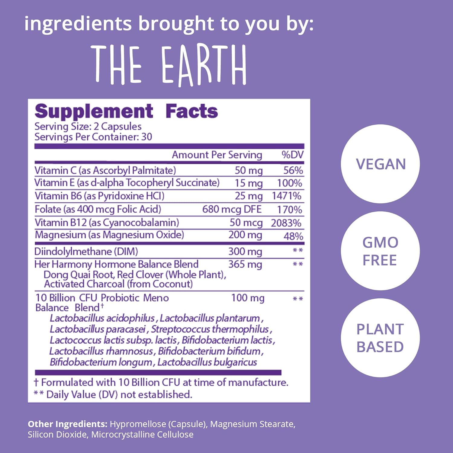 Menopause Support & Natural Sleep Supplement by Happy Healthy Hippie - Go with The Flow Formula