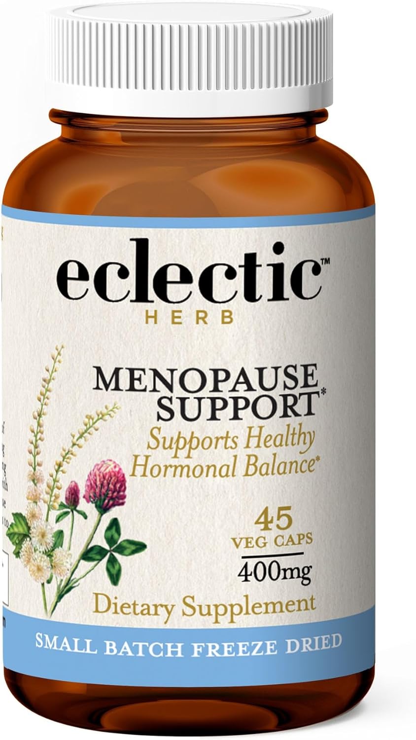 Menopause Support Supplement | Eclectic Institute Raw Fresh Freeze-Dried | 45 CT (400 mg)