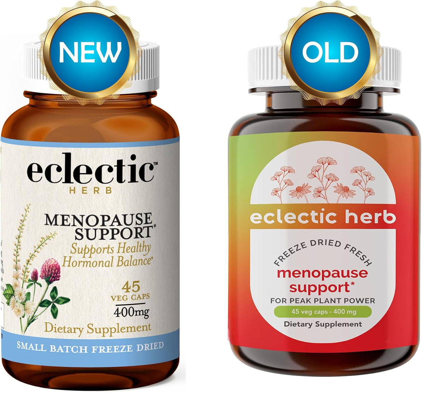 Menopause Support Supplement | Eclectic Institute Raw Fresh Freeze-Dried | 45 CT (400 mg)