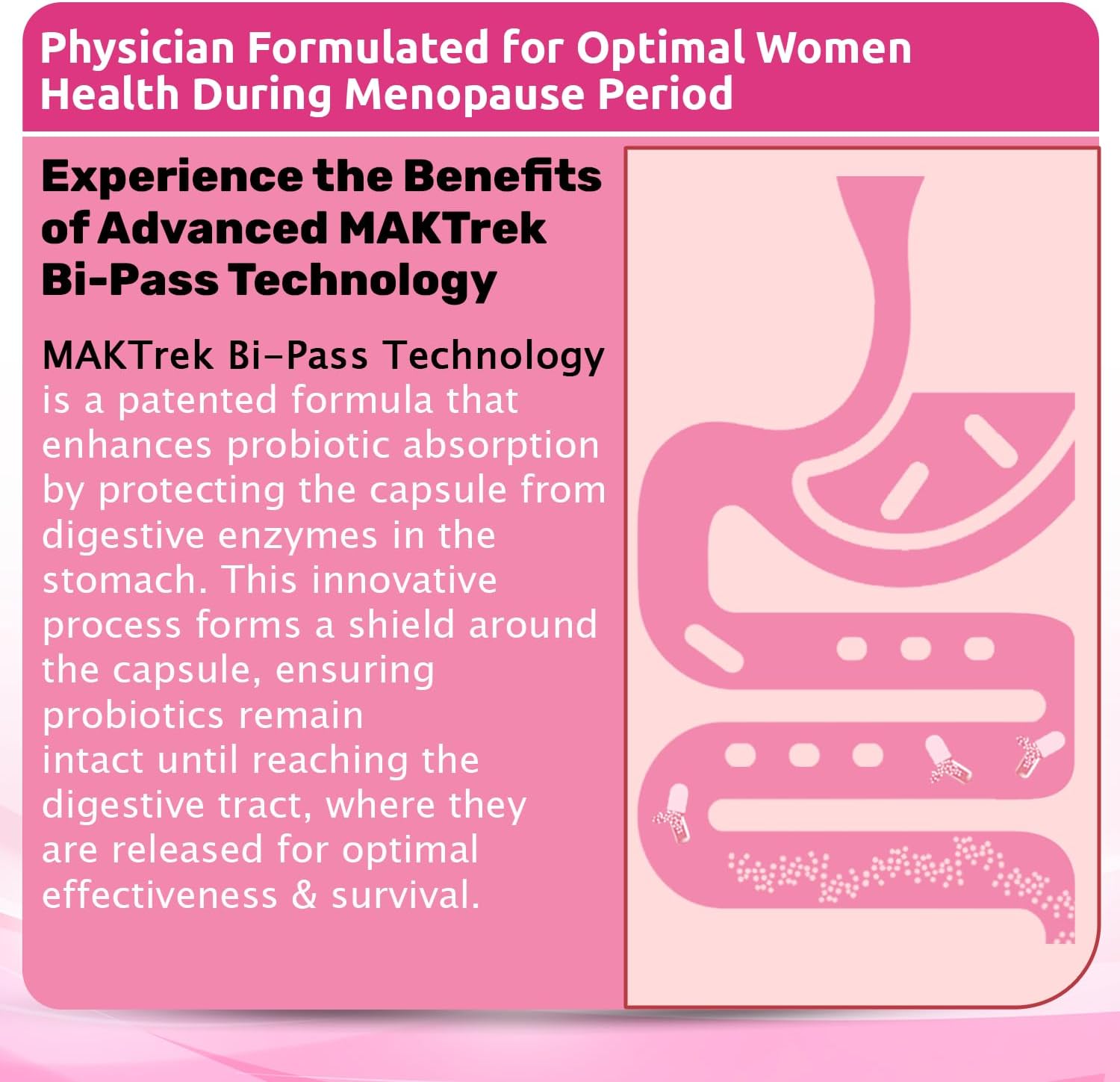 Menopause Symptom Relief Supplement for Women - Vegan Ingredients, Drug-Free, Non-GMO - 90 Count