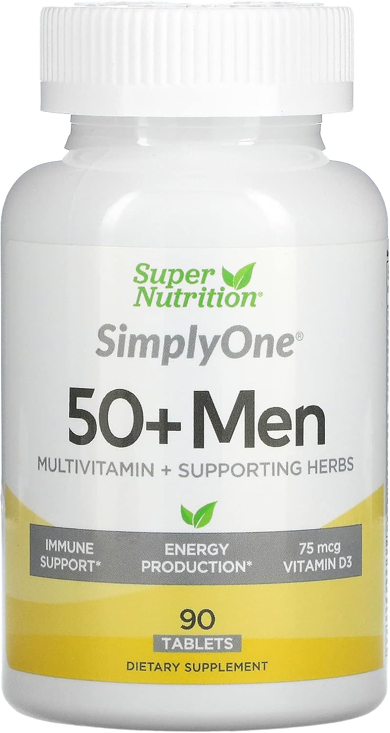 Men's 50+ SuperNutrition SimplyOne Multi-Vitamin - 90 Count Pack