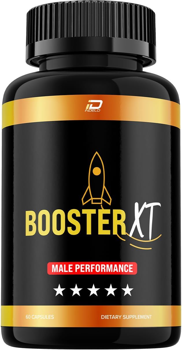 Men's Booster XT Capsules - Official Vitamin Complex Pills for Natural Support (1 Pack - 60 Capsules)