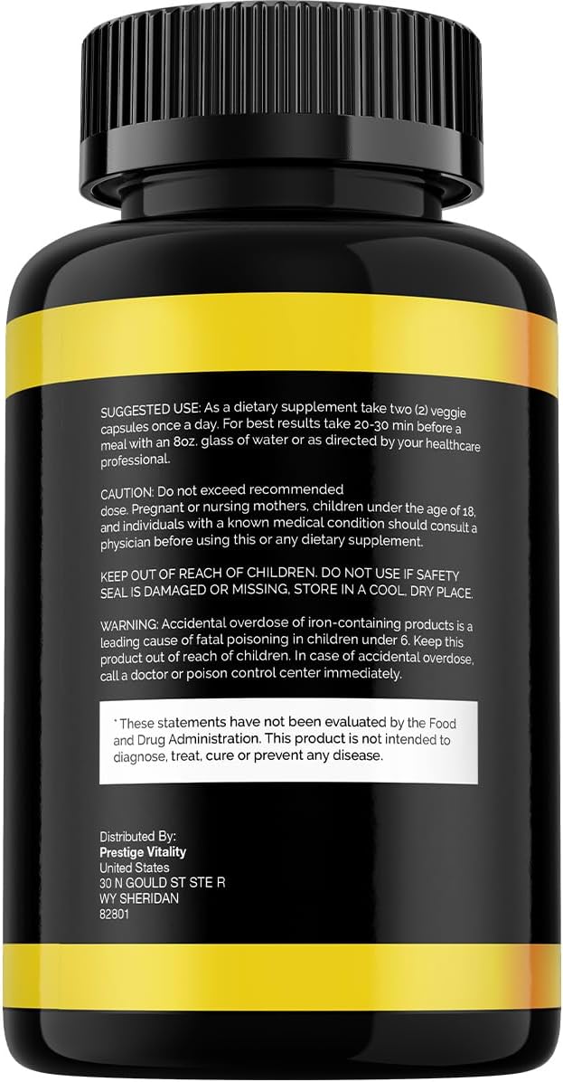 Men's Booster XT Capsules - Official Vitamin Complex Pills for Natural Support (1 Pack - 60 Capsules)