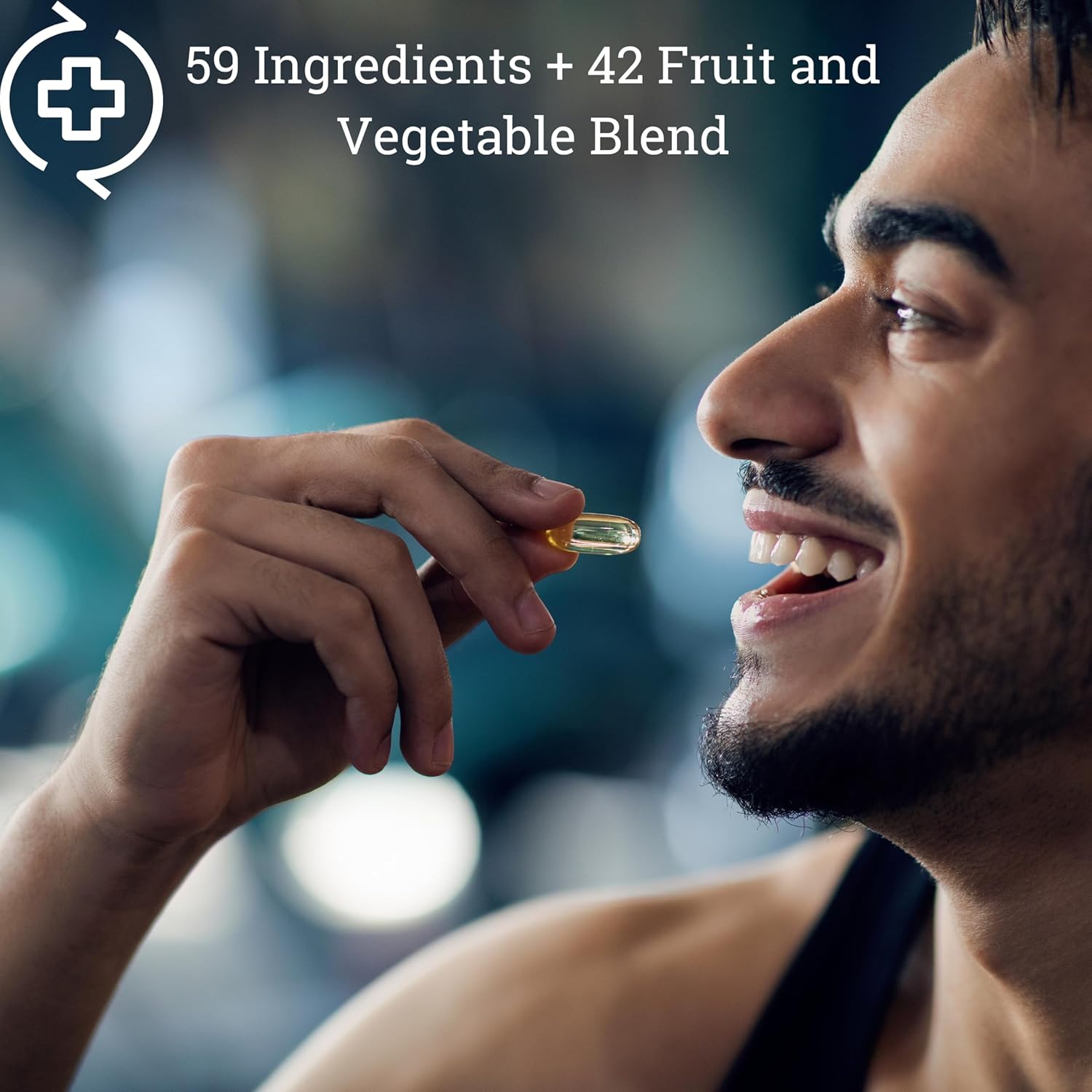 Men's Daily Essentials & Adaptogen Complex Bundle - Complete Multivitamin Pack with Stress Adaptation Support for Optimal Health