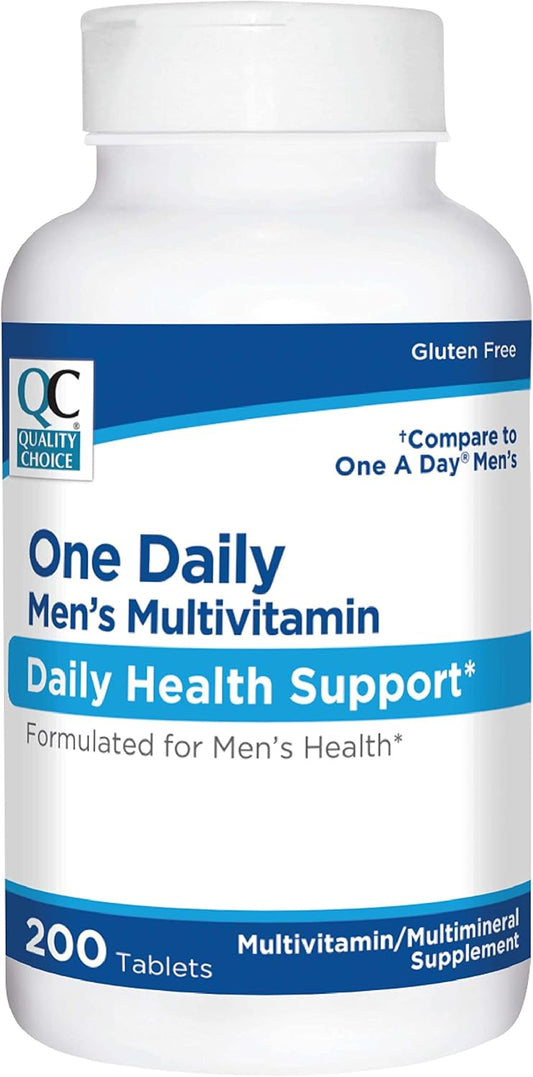 Men's Daily Multivitamin Supplement - Top Quality One-A-Day Tablet