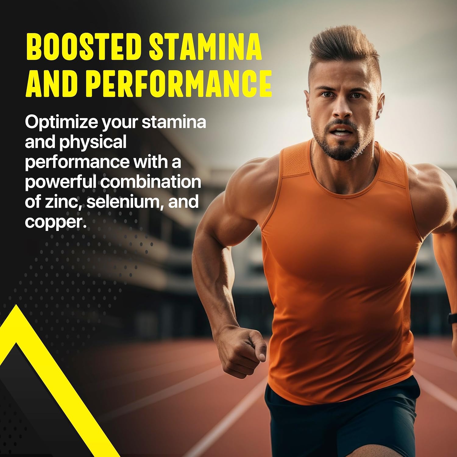 Men's Daily Multivitamin with 100% Pure Ingredients for Energy, Focus, and Immune Support - Vitamin A, C, D, E, B12, Calcium, Magnesium, Zinc - Male Performance Supplement