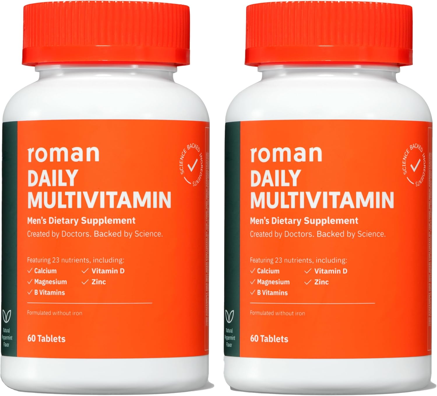 Men's Daily Multivitamin with 23 Essential Nutrients - Supports Physical Health, Brain Function, Heart Health, and Immune System - 60-Day Supply - 120 Tablets - BoostGo Australia