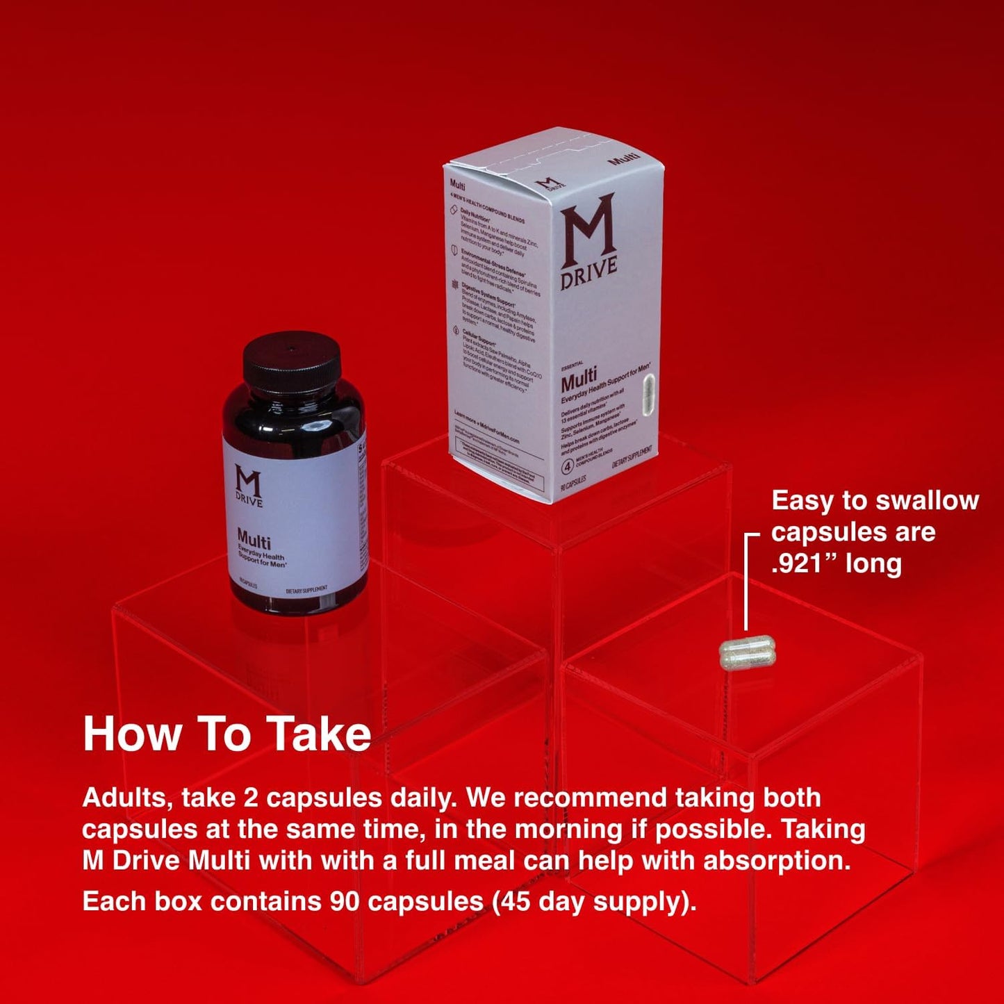 Men's Daily Multivitamin with Prime Ingredients - Mdrive