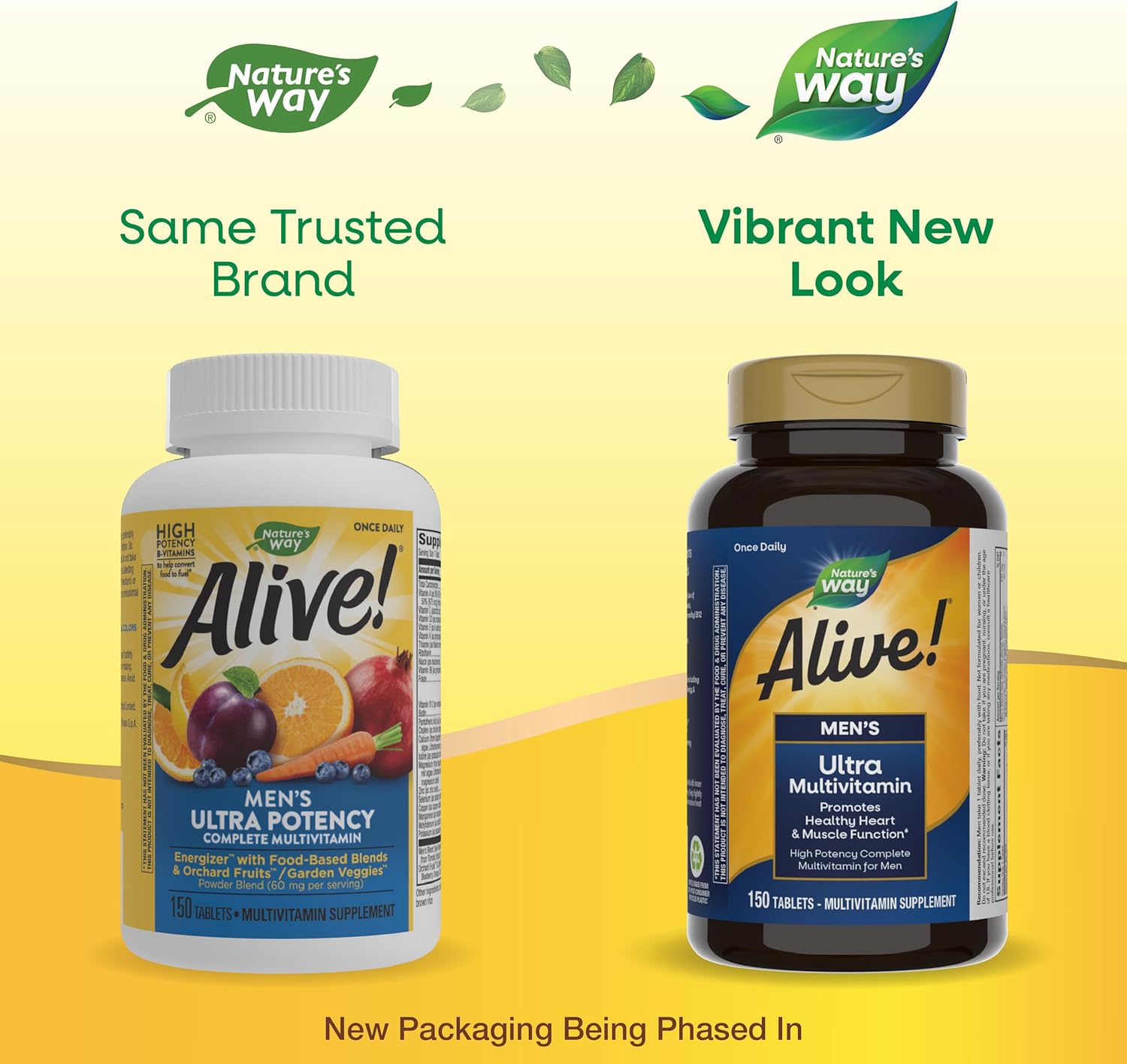 Men's Daily Ultra Multivitamin with Heart & Muscle Support, B-Vitamins & Methylated B12, 150 Tablets