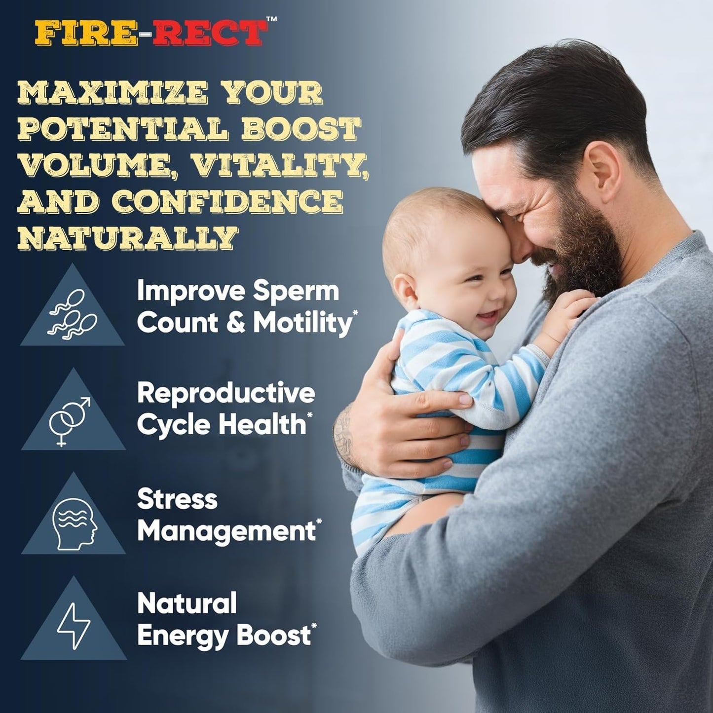 Men's Fertility Supplements - Boost Sperm Count, Motility & Strength - With Tongkat Ali, Tribulus Terrestris, Maca Root, Zinc - 90 CT