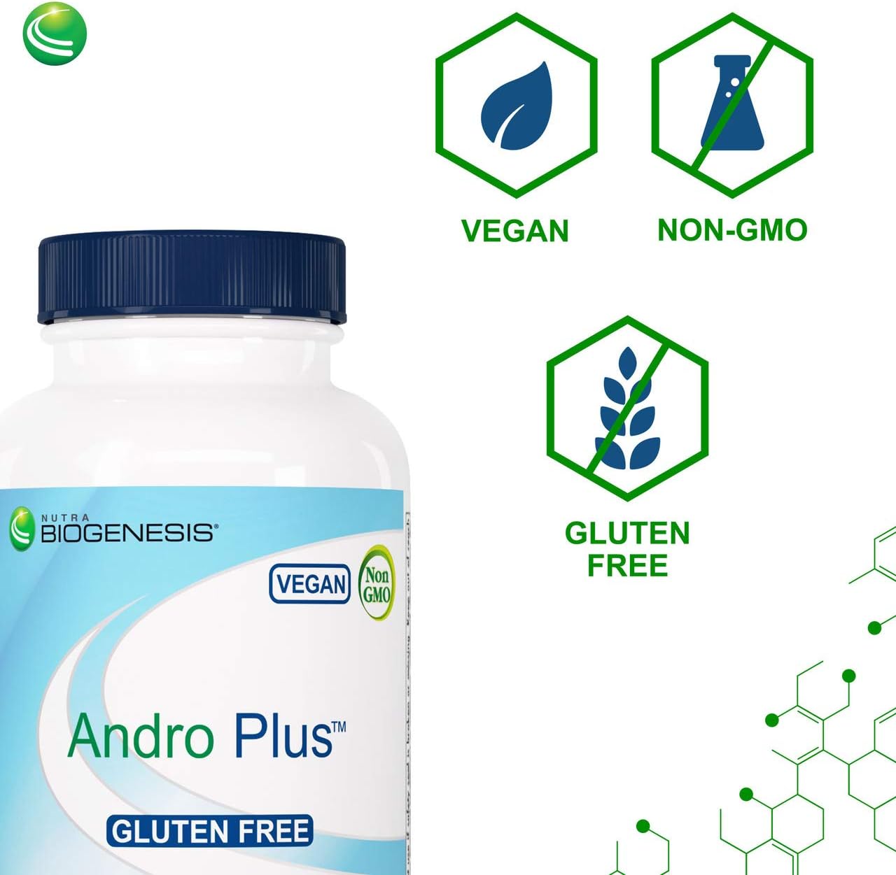 Men's Glandular Health Supplement with Tribulus, Maca, and Muira Puama - Gluten Free, Vegan, Non-GMO - 90 Capsules