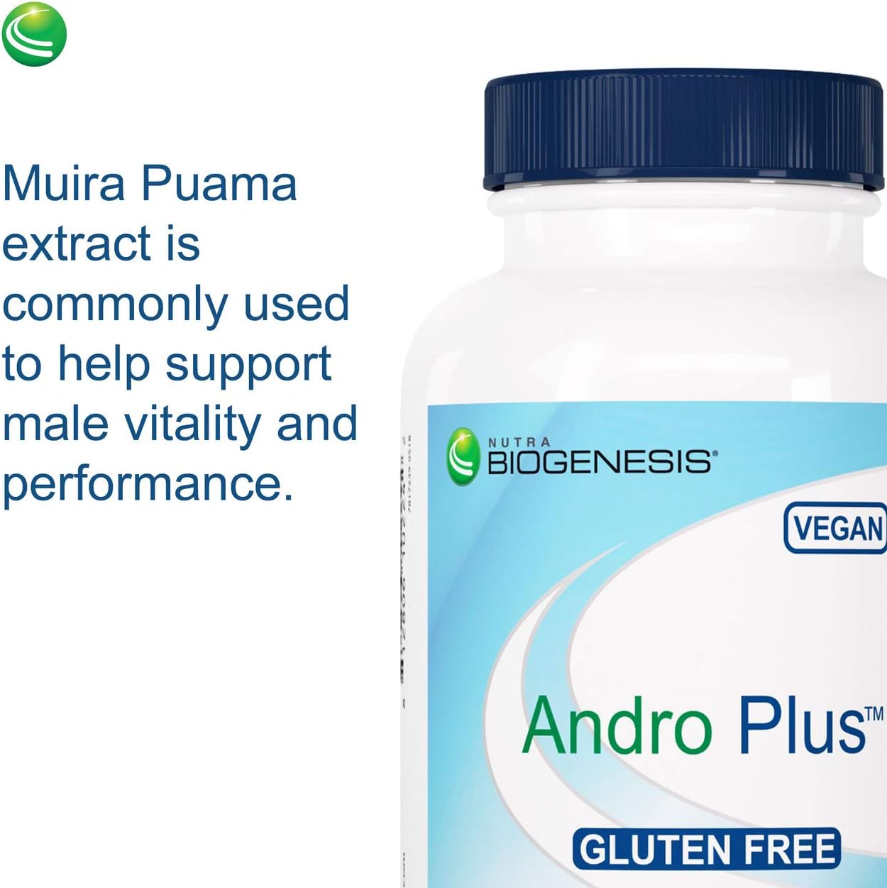 Men's Glandular Health Supplement with Tribulus, Maca, and Muira Puama - Gluten Free, Vegan, Non-GMO - 90 Capsules