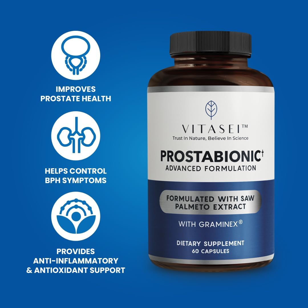 Men's Health Power Pack: Testronix, Prostabionic & Liver Cleanse Bundle for Energy, Muscle, Prostate & Liver Health - VITASEI Targeted Supplements