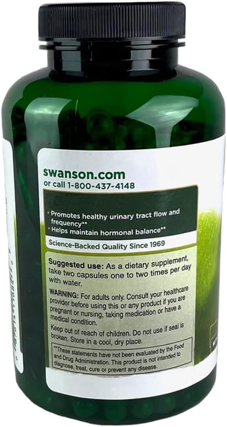 Men's Herbal Prostate Complex with Pygeum, Saw Palmetto, and Stinging Nettle - 600 Capsules - Pack of 3
