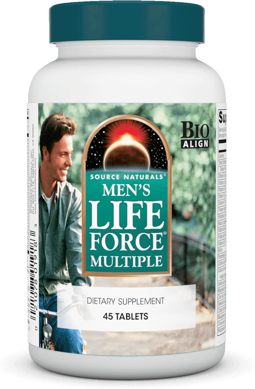 Men's Life Force Multiple Daily Multivitamin & Immune Health Supplement - 45 Tablets - 13 Essential Vitamins & Minerals for Men's Wellness