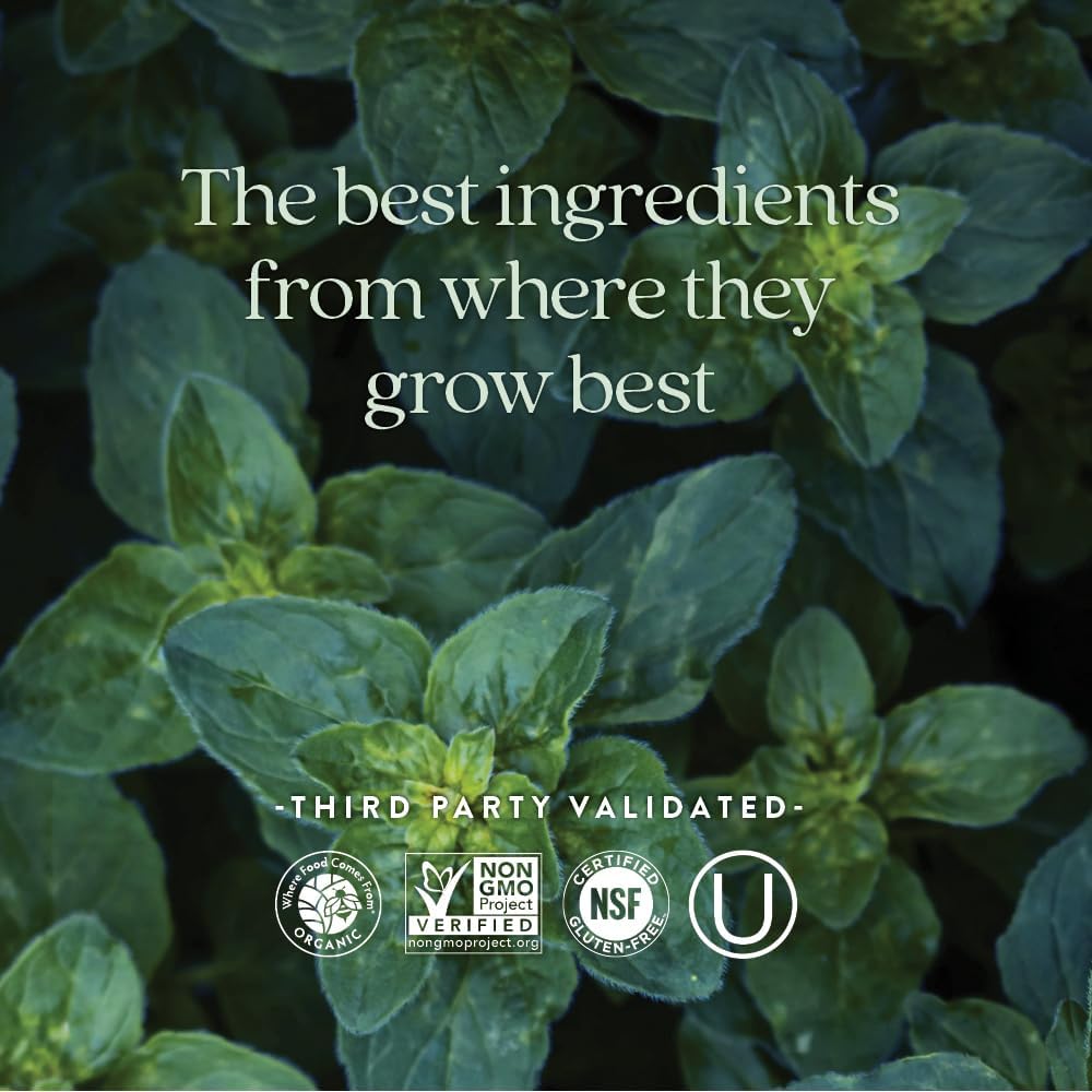 Men's Multivitamin 40 Plus with Energy, Heart, Prostate & Immune Support - Organic Vegetables & Herbs - Non-GMO - 48 ct