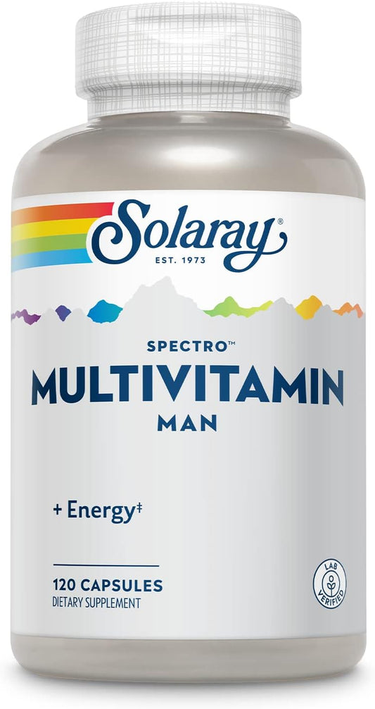 Men's Multivitamin for Energy and Wellness | With Saw Palmetto & Pumpkin Seed | 60-Day Guarantee | 120 Capsules