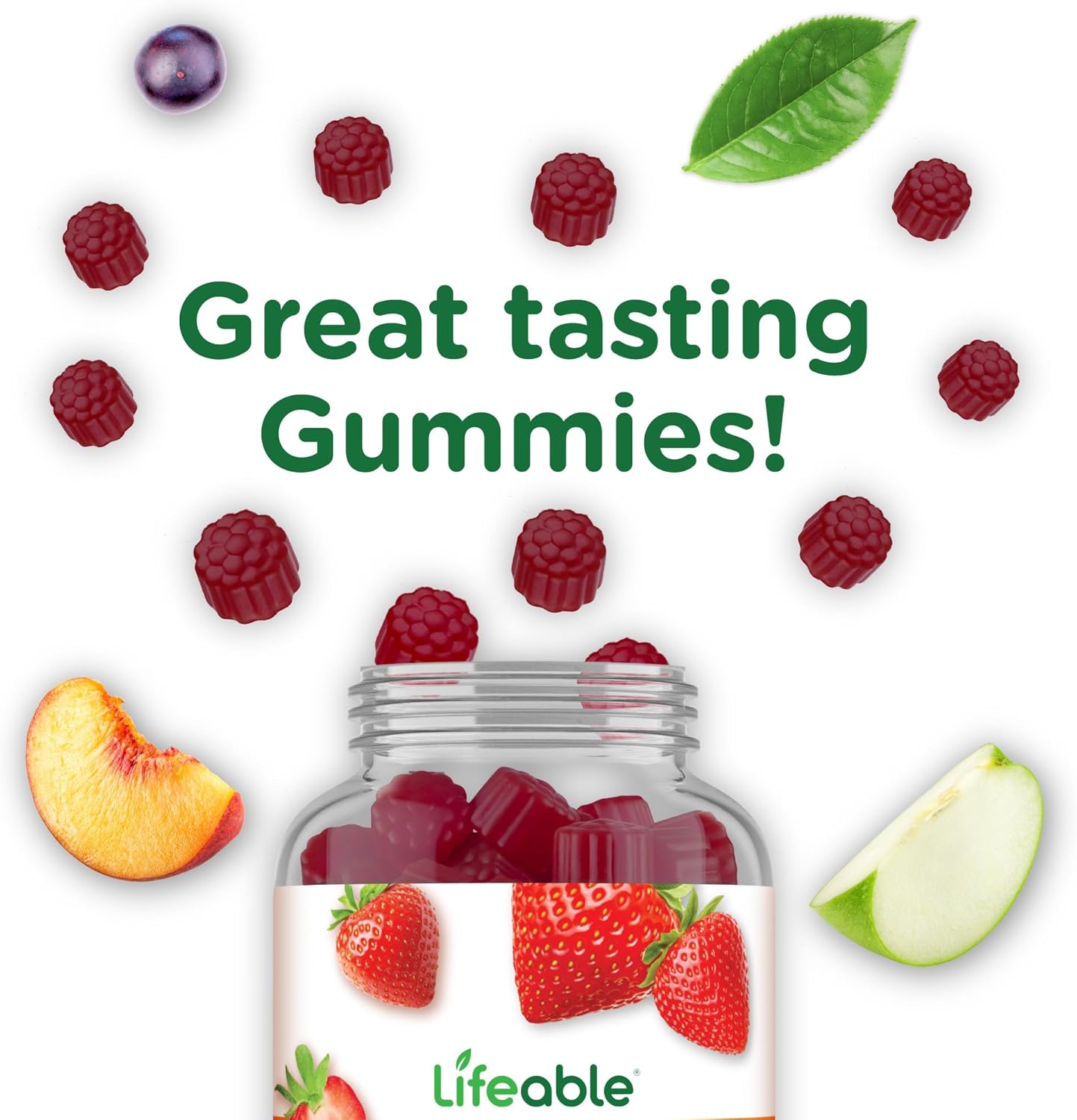 Men's Multivitamin Gummies with Essential Vitamins and Minerals - 90 Gummies