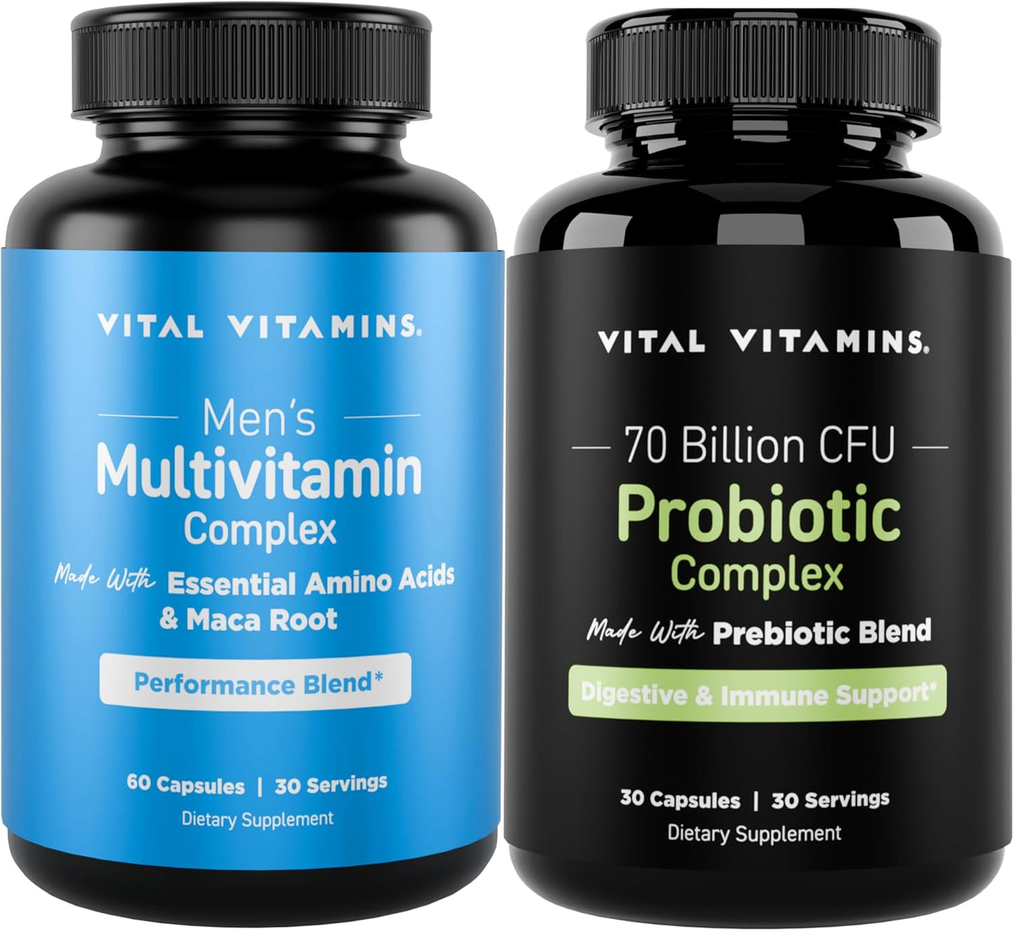 Men's Multivitamin with Probiotic Complex for Optimal Health and Wellness