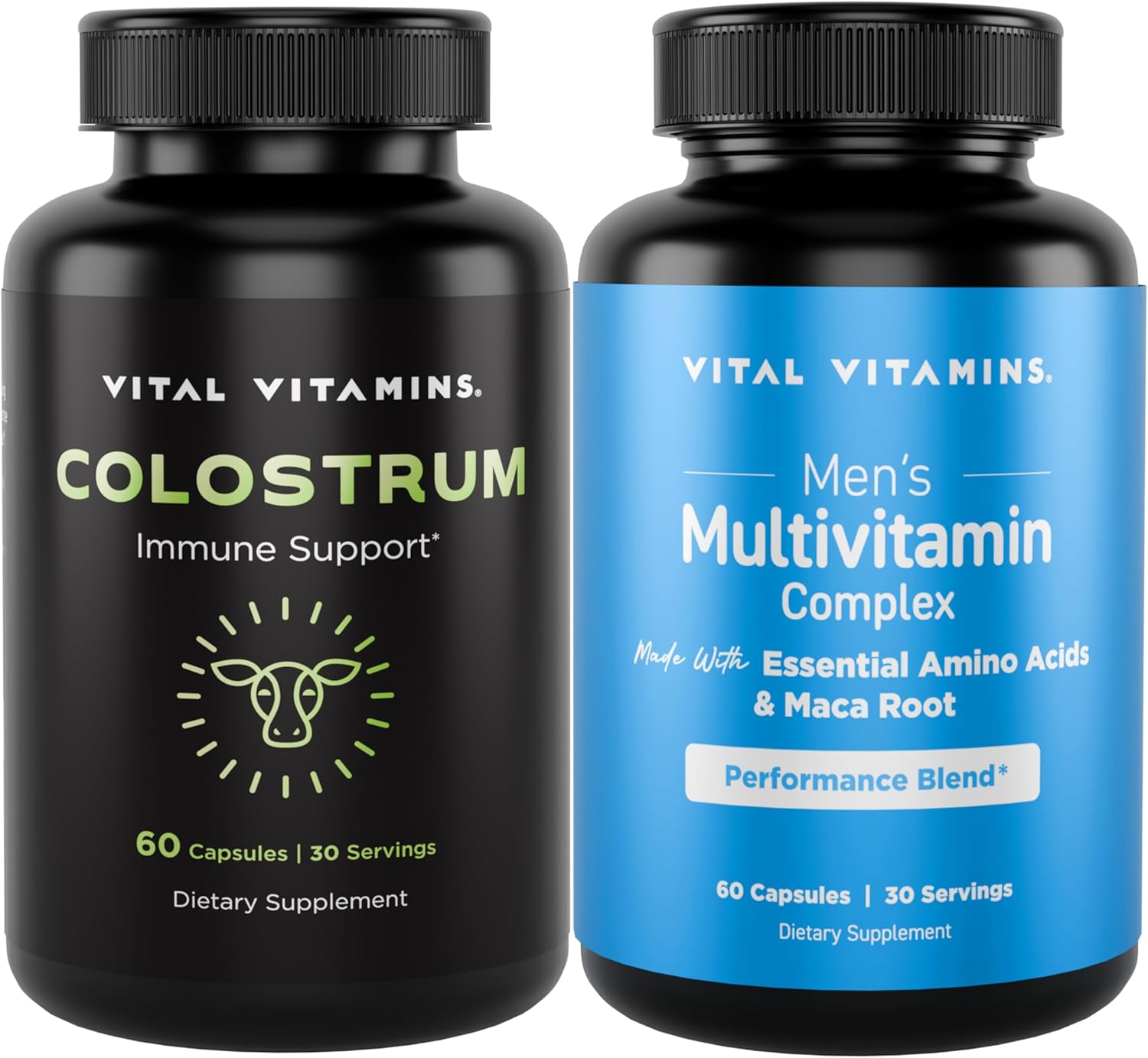 Men's Multivitamins with Vital Vitamins Colostrum Complex for Enhanced Immune Support and Overall Health