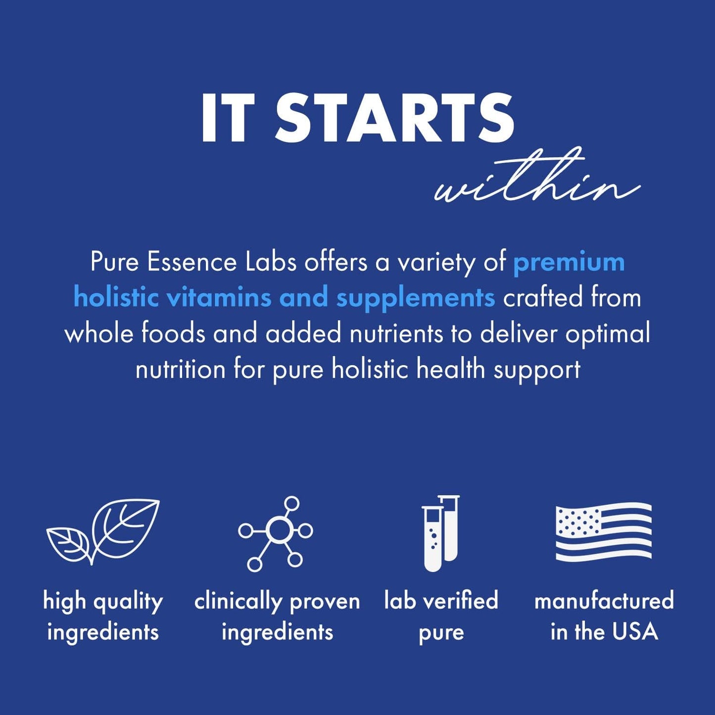 Men's One a Day Multivitamin with Vitamin D3, B12, Biotin, and Whole Foods - 90 Tablets by PURE ESSENCE LABS