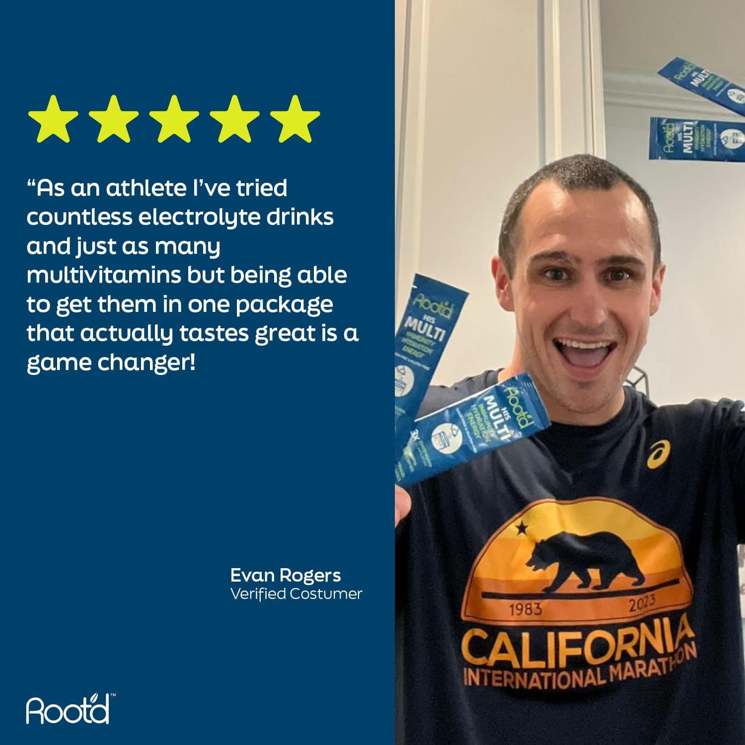 Men's Organic Multivitamin Powder - 24 Vitamins & Minerals, 3X Electrolytes, 9 Superfoods, Probiotics & Enzymes, Sugar-Free Hydration | 30 Packets