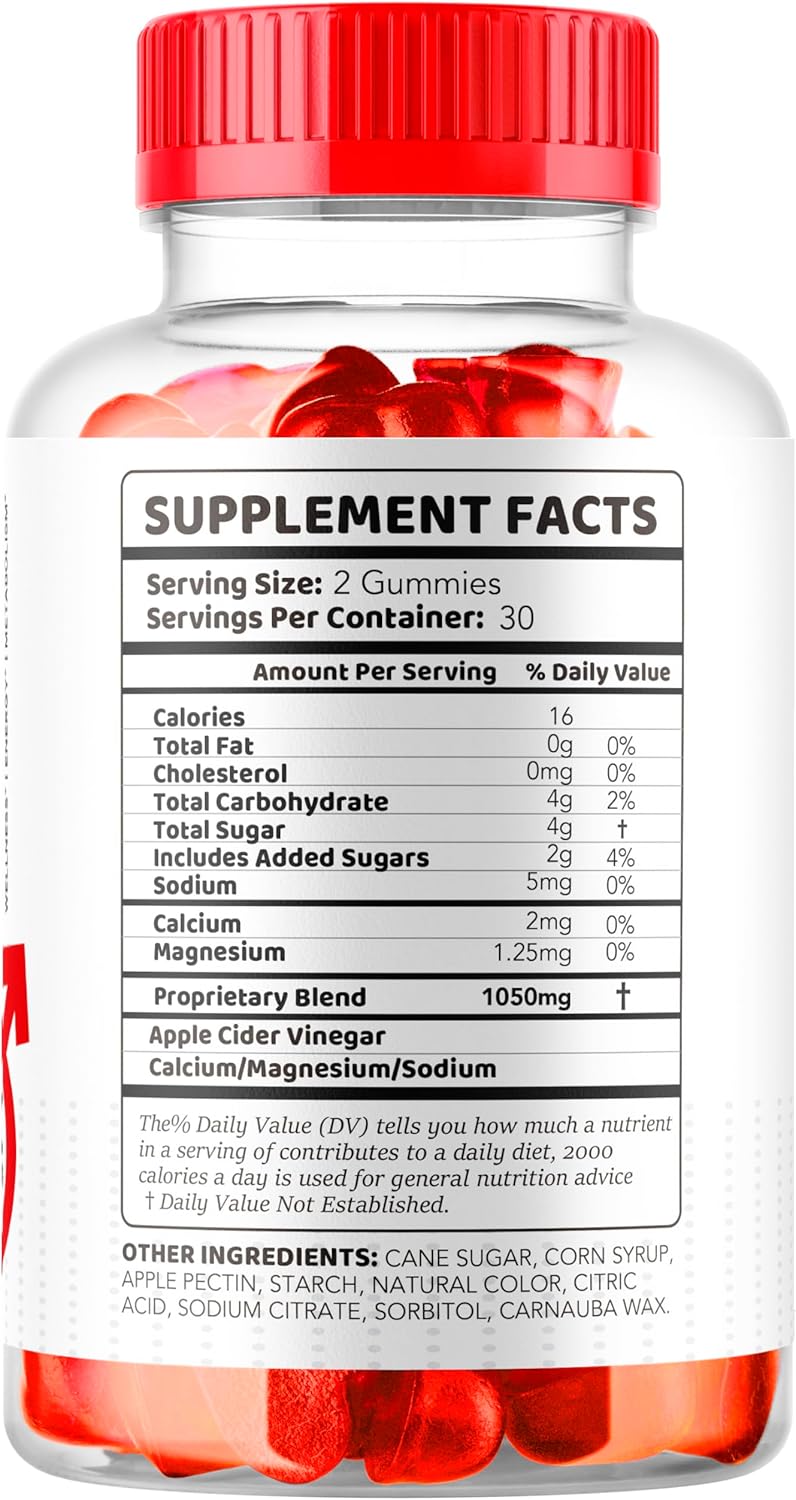 Men's Performance Gummies - MAX Strength Vital Surge Formula (60 Gummies)