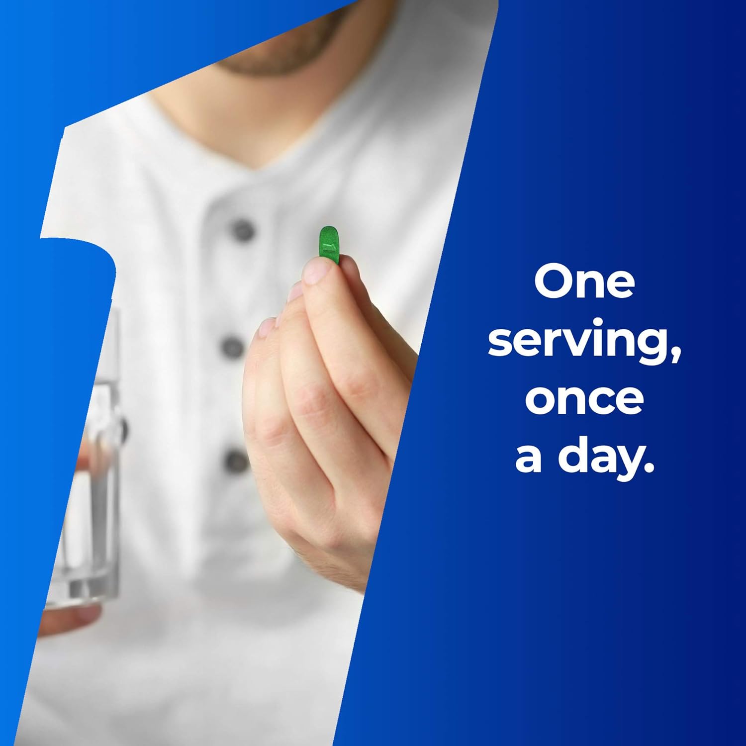 Men's Pro Edge Multivitamin with Vitamins A, C, E, B-Vitamins, D, and Magnesium for Energy and Muscle Support, 150 Count