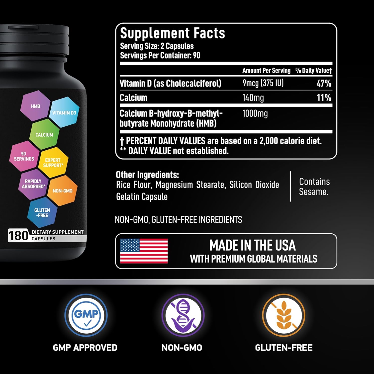 Men's Prostate Health Bundle with BIOACTIVE LABS Advanced HMB and Vitamin D3 Supplements
