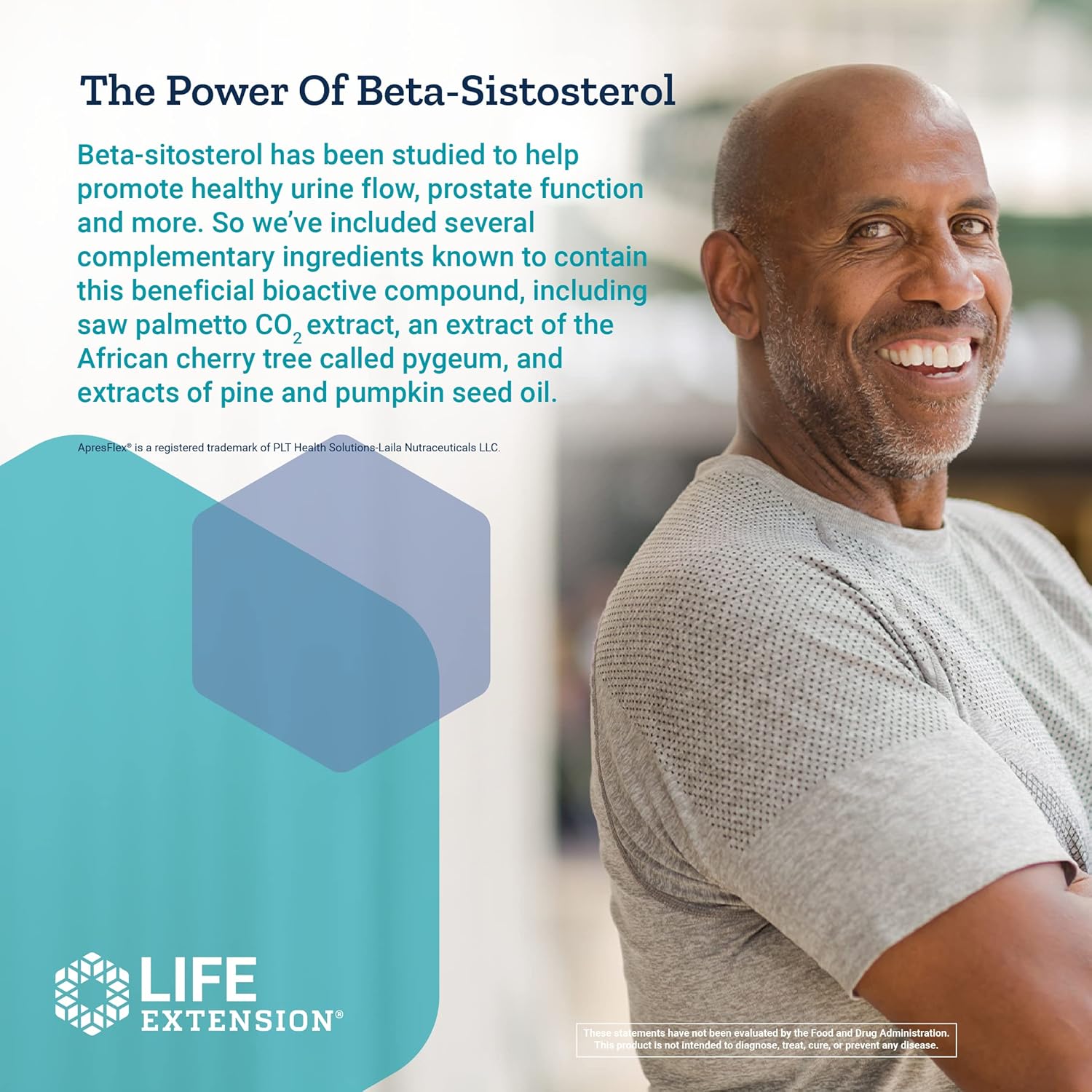 Men’s Prostate Health Supplement with Beta Sitosterol, Saw Palmetto, Lycopene, Pumpkin Seed - 60 Softgels for Life Extension