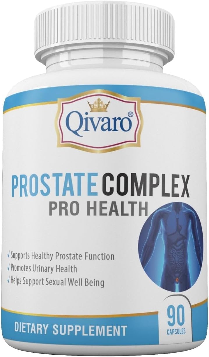 Men's Prostate Health Supplement with Saw Palmetto, Stinging Nettle, Selenium, Pygeum & Zinc - Herbal Complex - Non-GMO - Gluten Free - 90 Capsules