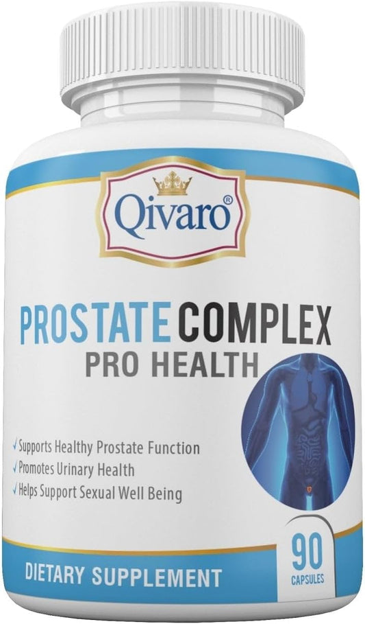 Men's Prostate Health Supplement with Saw Palmetto, Stinging Nettle, Selenium, Pygeum & Zinc - Herbal Complex - Non-GMO - Gluten Free - 90 Capsules