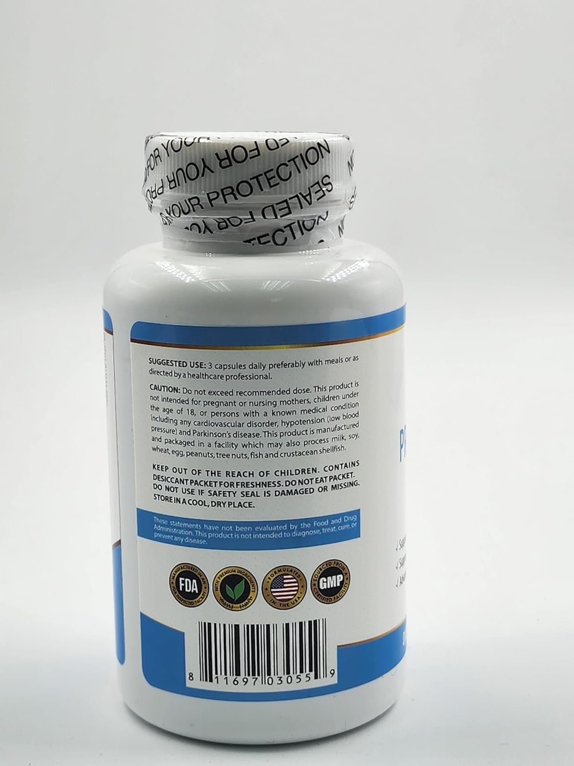 Men's Prostate Health Supplement with Saw Palmetto, Stinging Nettle, Selenium, Pygeum & Zinc - Herbal Complex - Non-GMO - Gluten Free - 90 Capsules