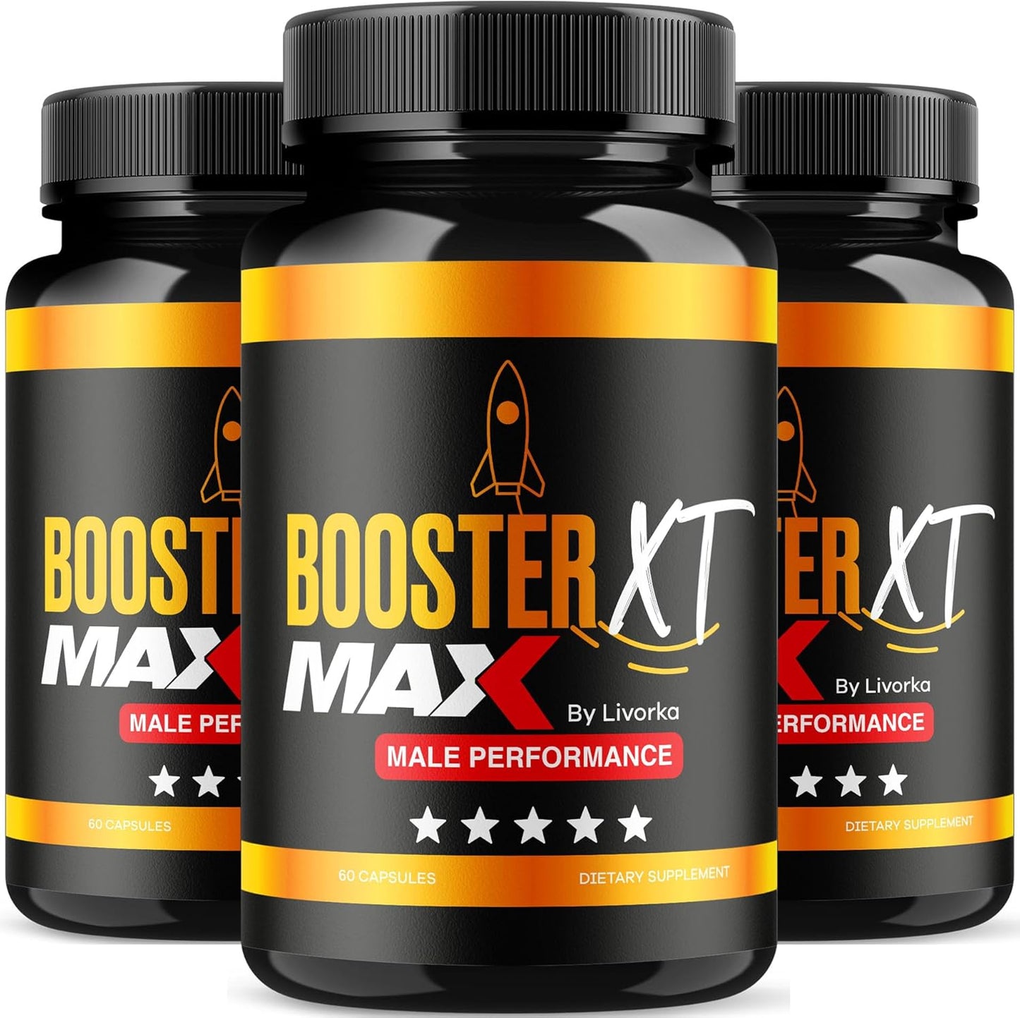 Men's Supplement Booster XT - 3 Pack MAX Strength Capsules Pro Supplement, 180 Capsules - Booster XT for Men Reviews